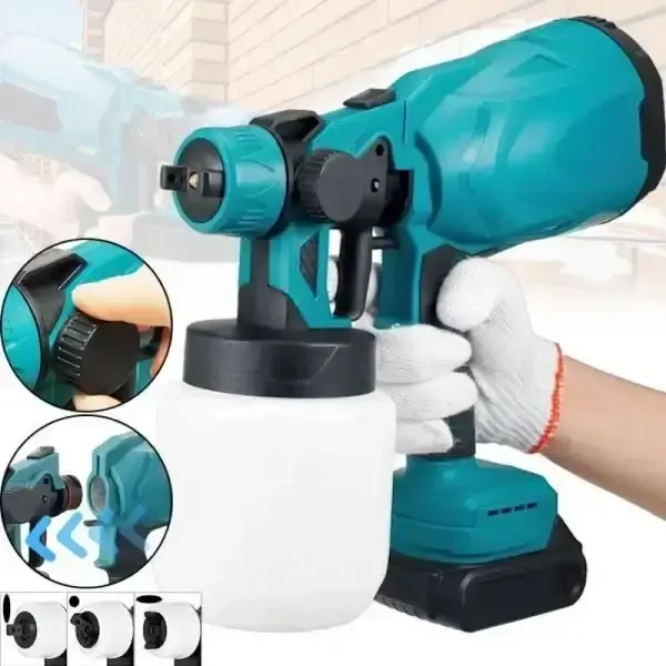 Акумуляторний фарбопульт 2 акумулятора JK-SG1