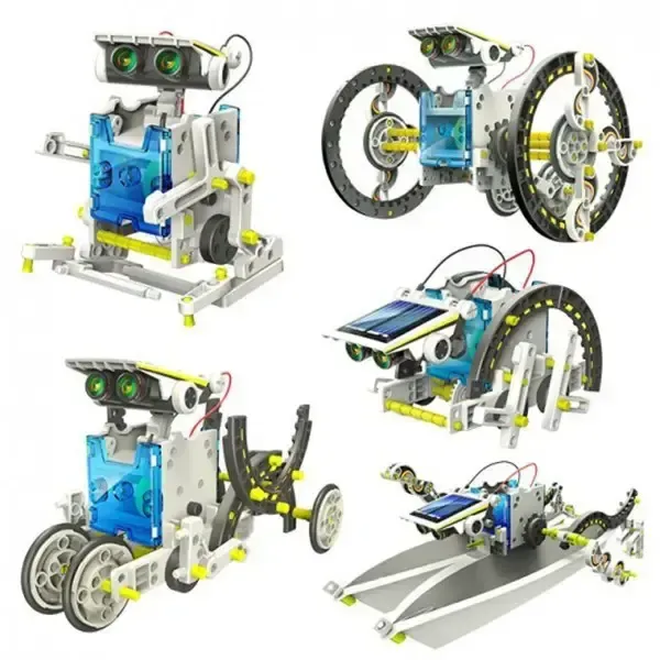 Електронний конструктор робот Solar Robot Original 13 в 1 на сонячних батареях