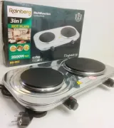 Настільна Електрична плитка на 2 конфорки Rainberg RB-007 3500W