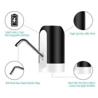 Електрична помпа для бутильованої води Automatic water dispenser з підсвічуванням на сулію 19 л Чорний