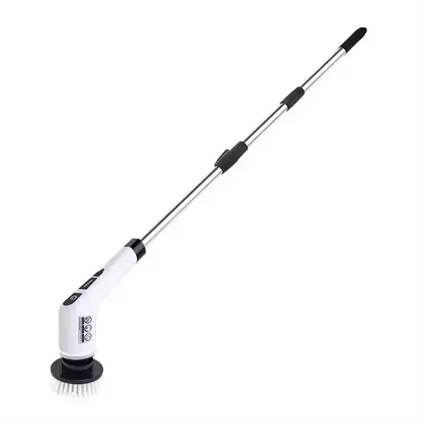 Електрична щітка для прибирання Cleaning Brush, набір 9 в 1, біла, товари для дому