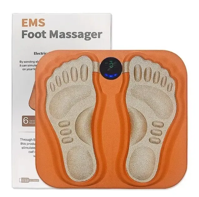 Електричний масажний килимок для ніг, EMS Foot Massager Electrical Muscle Stimulator / М'язовий стимулятор