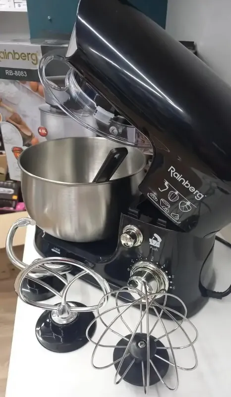 Електричний планетарний міксер тістоміс Rainberg RB-8083
