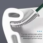 Єршик для унітазу з силіконовою гнучкою щіткою