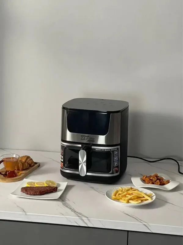 Фритюрниця безмасляна Zepline ZP-142 на 8 л / Аерофритниця 3500 Вт