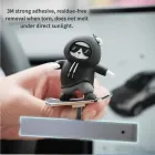 Фігурка-слайдер в автомобілі L'Andre Sliding Cartoon Bear Ведмідь скейтер Cool Black
