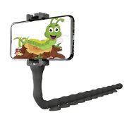 Гнучкий тримач для телефону із присосками Cute Worm Lazy Holder