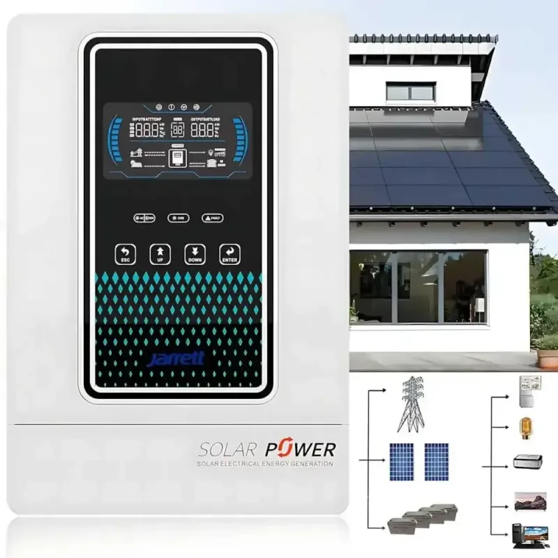 Гібридний інвертор Jarrett із чистою синусоїдою на 48 Вт JAXM-4.5KW