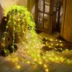 Гірлянда Роса з LED-підсвічуванням "Зелена Верба" ??2, Тепле світло SF-56