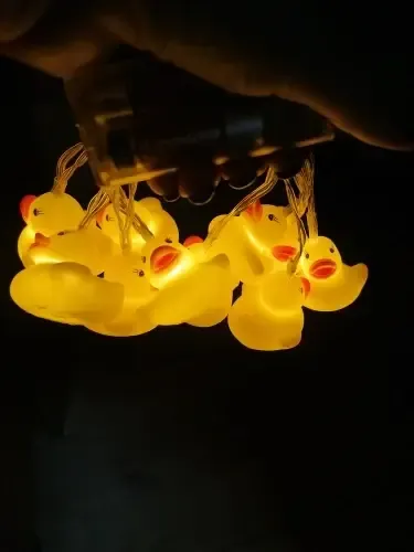 Гірлянда світлодіодна для дитячої кімнати DUCK 1.5 м Гірлянда з 10 пластикових міні-качечок