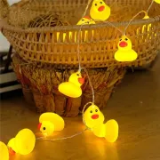 Гірлянда світлодіодна для дитячої кімнати DUCK 1.5 м Гірлянда з 10 пластикових міні-качечок