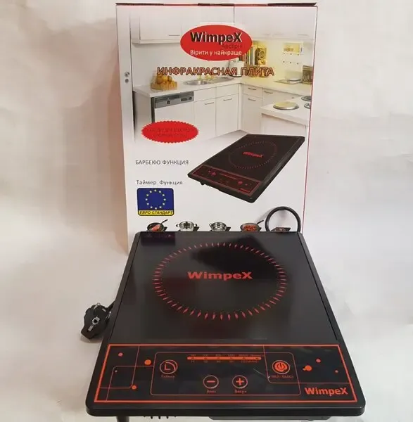Інфрачервона плита Wimpex 1322 2000W з функцією Таймера