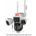 Камера IP спостереження Wifi 16 Мп 10-Х ZOOM вулична поворотна