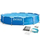 Каркасний басейн Intex 28210 (366х76 см) адаптер для зливу води