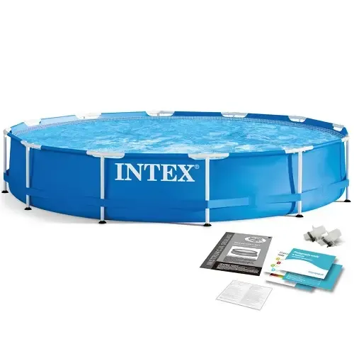 Каркасний басейн Intex 28210 (366х76 см) адаптер для зливу води
