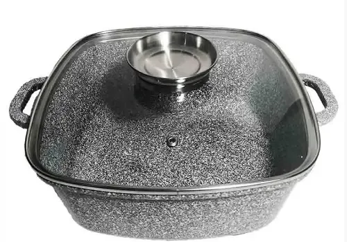 Котел жаровня з кришкою UNIQUE UN-5207