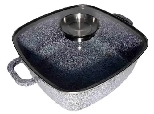 Котел жаровня з кришкою UNIQUE UN-5207