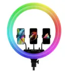 Кільцева LED лампа RGB MJ18 45см 3 кріплення