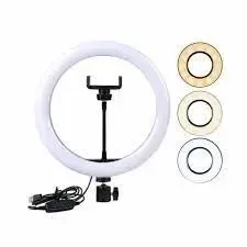 Кільцева Led лампа XD-260 з 1 кріпленням для телефону USB 26см