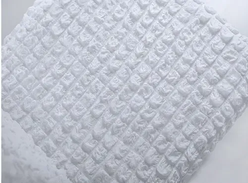 Комплект чохлів на стільці без оборки 6 штук (білий)