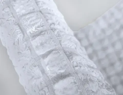 Комплект чохлів на стільці без оборки 6 штук (білий)