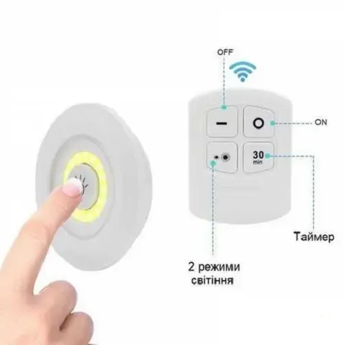 Комплект LED світильників з пультом та таймером