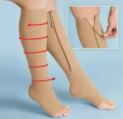 Компресійні гольфи Zip Sox, шкарпетки від варикозу