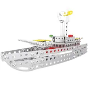 Конструктор металевий "Корабель" 246 деталей X688-1