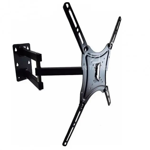 Кронштейн для телевізора HDL-117B-2 Чорний настінний кріплення діагоналлю 14" - 55" тримач для плазми до 50 кг