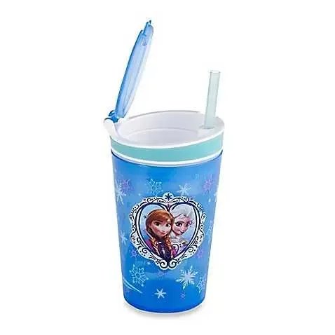 Кухоль непроливайка Frozen Disney | дитячий склянку - контейнер із трубочкою