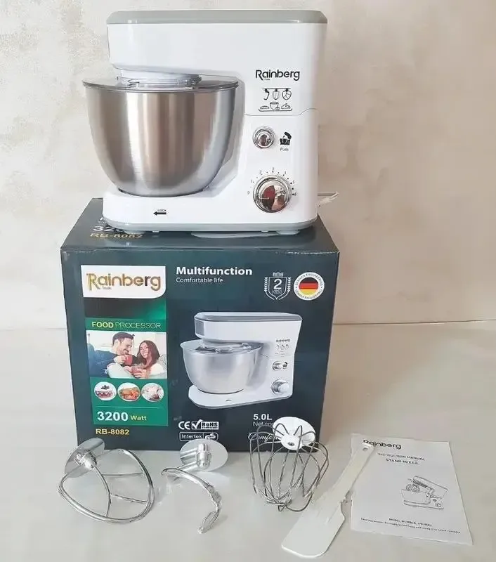 Кухонний комбайн Rainberg Rb-8082 3200 Вт