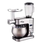 Чорний Кухонний комбайн Zepline 4200 Вт 7в1 на 6 літрів ZP-135 з дисплеєм