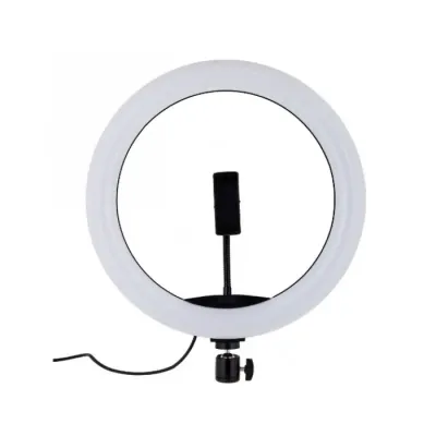 Кільцева LED лампа 30 см з тримачем для телефону / Студійне світло