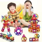 36 деталей Магнітний конструктор, дитячий 3Д конструктор, конструктор магнітний у валізі