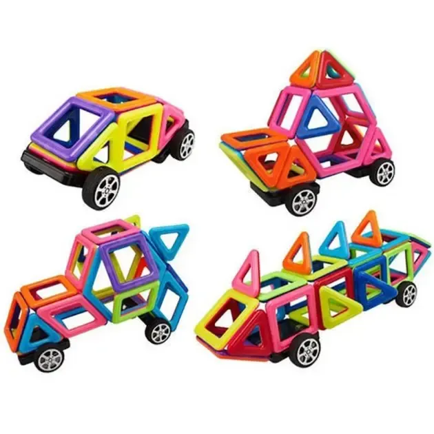 36 деталей Магнітний конструктор, дитячий 3Д конструктор, конструктор магнітний у валізі