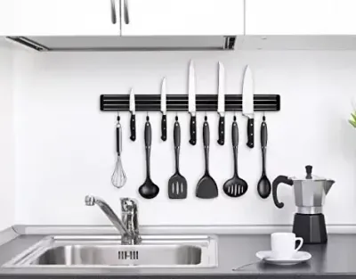 Магнітна рейка для ножів, інструментів 38 см