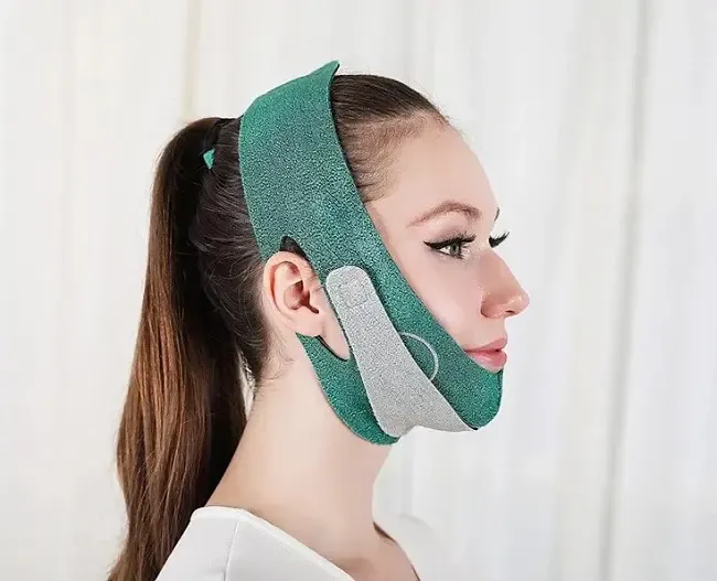 Маска бандаж для корекції овалу обличчя та другого підборіддя (WM-43)