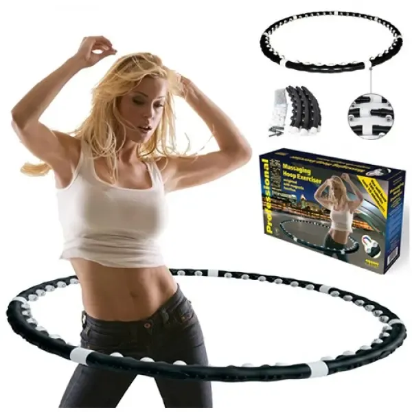 Масажний спортивний обруч Hula Hoop Professional для схуднення