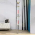 Металева підлогова стійка-вішалка для одягу Coat Rack тренога 16 гачків