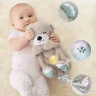 Дихаюча плюшева іграшка видра зі світлом та звуком