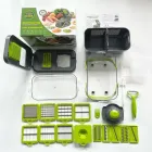 Багатофункціональна овочерізка 22 в 1 із друшляком, кошиком і контейнером, швидкісним подрібнювачем для їжі