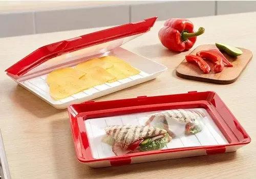 Багаторазовий вакуумний лоток для зберігання харчових продуктів Clever Tray