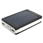 Портативна зарядка Power Bank Metal Led Solar 20000 mah Сонячна панель + Ліхтар