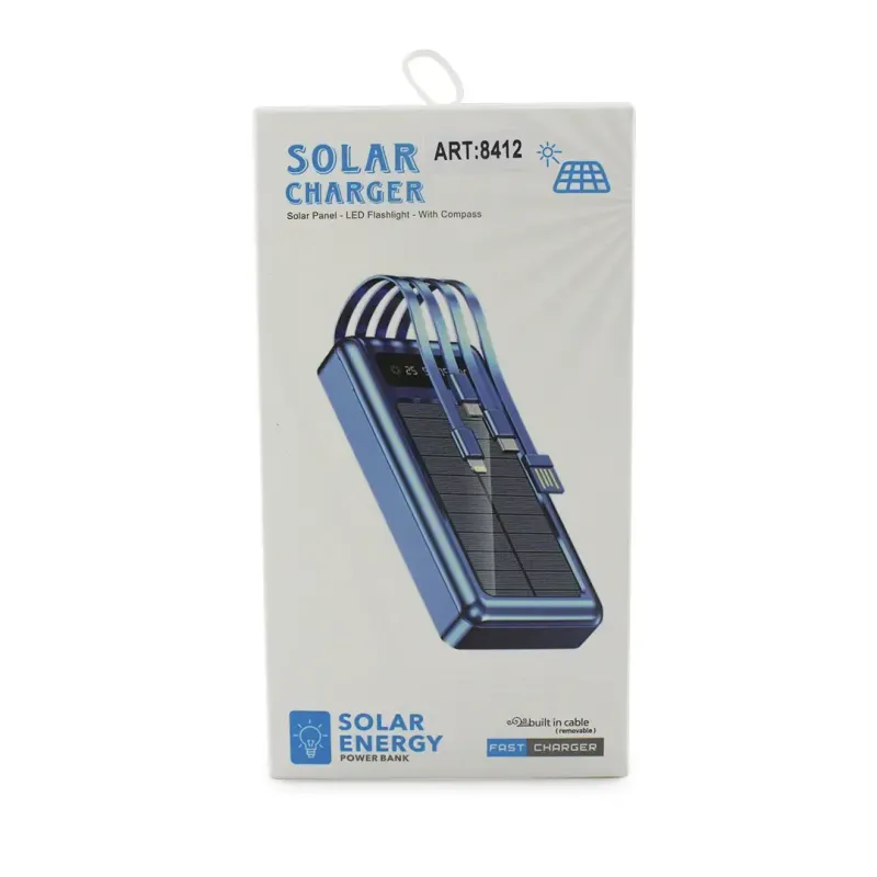 Мобільна зарядка POWER BANK 20000MAH Solar Z 102B