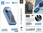 Мобільна зарядка POWER BANK 20000MAH Solar Z 102B