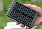 Мобільна зарядка POWER BANK Metal+LED Solar 90000mah