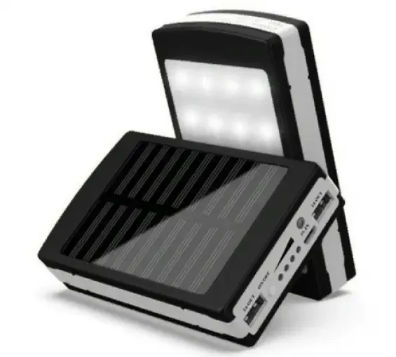 Мобільна зарядка POWER BANK Metal+LED Solar 90000mah