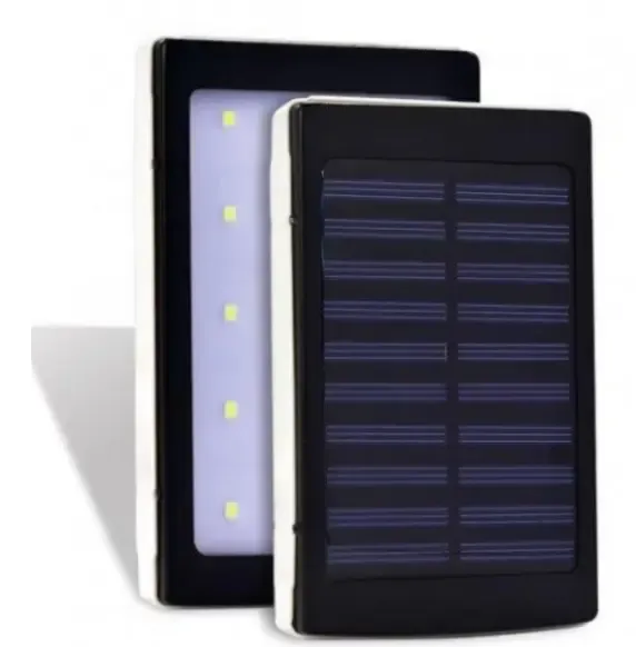 Мобільна зарядка POWER BANK Metal+LED Solar 90000mah