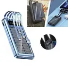 Мобільна зарядка Power Bank на сонячній батареї UKC 10000 mAh Solar