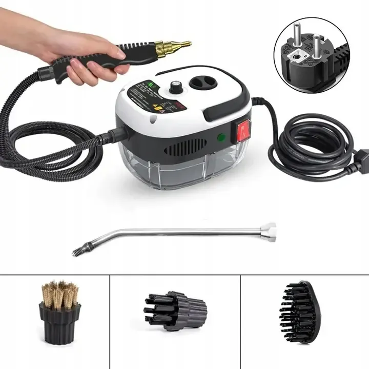 Потужний портативний пароочисник для прибирання будинку Steam Cleaner потужністю 2500 Вт